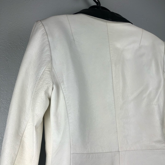 Vintage LEATHERS by NEW ENGLAND bomber jacket Sm - Picture 8 of 16